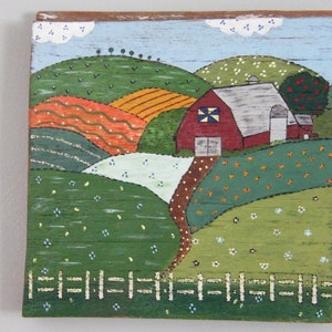 Barn Wood Sign, Distressed Farm House Art, Quilty Farm,  Rustic Garden Art, Reclaimed Wood Decor, Primitive Folk Art, Americana