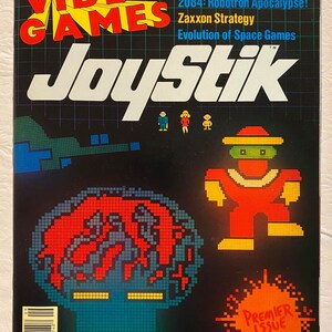Vintage Joystik Video Game Magazine - Premiere Issue September 1982 - Unread