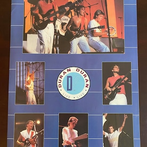 Vintage & Original 1984 Duran Duran 20&quot; x 28&quot; Poster Unused Bi-Rite