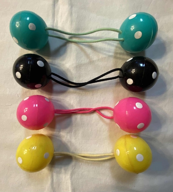 Vintage 1980s Goody Jumbo Knocker Ball Hair Ties - Unused  display picture 1
