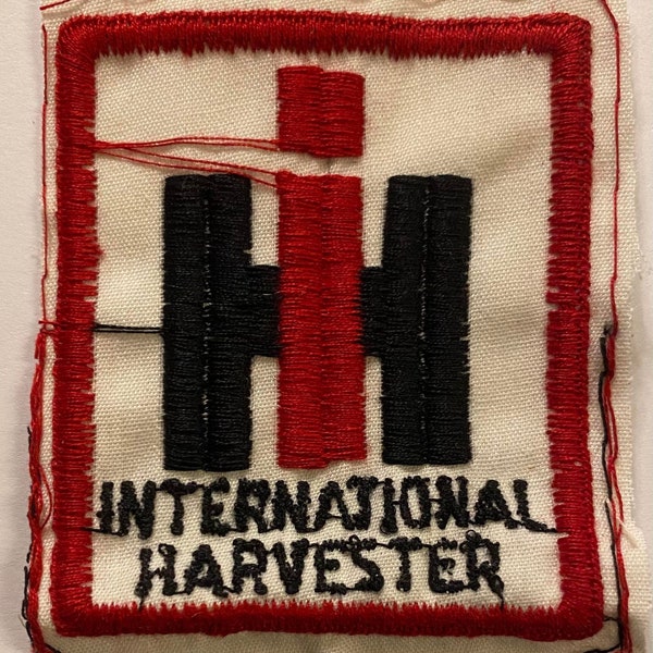 Vintage 1970s International Harvester 2.5" x 2.75" Untrimmed Patch