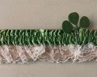 Vintage 1950s St Patrick's Patty's Day Garter - Unused Old Store Stock Irish