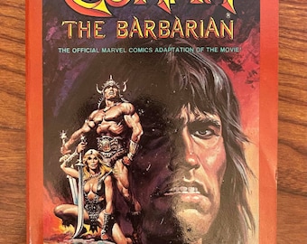 Vintage Marvel Illustrated Books Conan the Barbarian - 1982 - Unused Store Stock