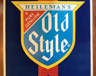 Vintage 1981 Heileman's Old Style Light on Tap Beer Lighted Motion