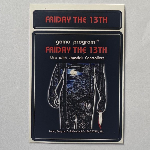 Atari 2600 Cartridge Label Etsy