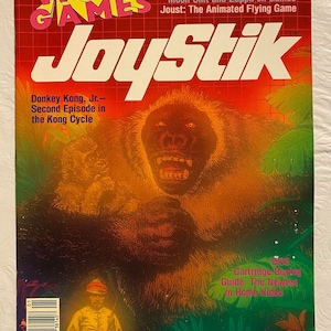 Vintage Joystik Videospiel Magazin Jan 1983 Esel Kong Jr Unbenust & Unread