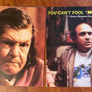 Vintage 1987 Throw Momma From The Train Posters - Danny DeVito Anne Ramsey