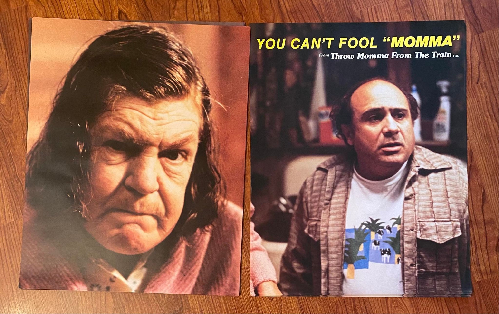 Vintage 1987 Throw Momma From the Train Posters Danny Devito Etsy