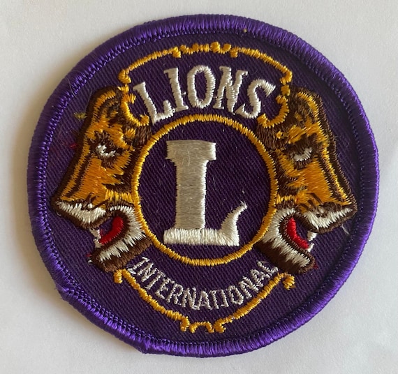 Vintage Lions Club International Patch Unused Facto… Gem