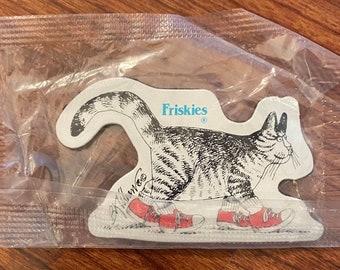 Vintage B. Kliban Unused Friskies Cat Food Premium Magnet - Unused