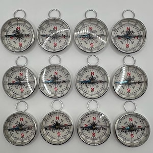 Vintage 1950s Japan King Bearing Souvenir Compass Novelty Premium Lot of 12