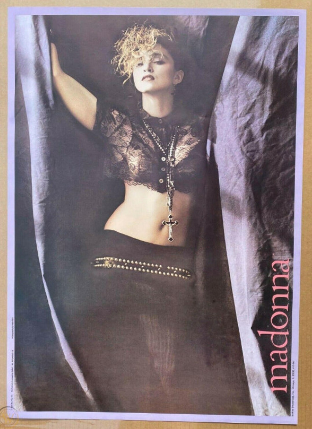 Vintage & Original 1984 Madonna Herb Ritts 20x28 Poster - Etsy