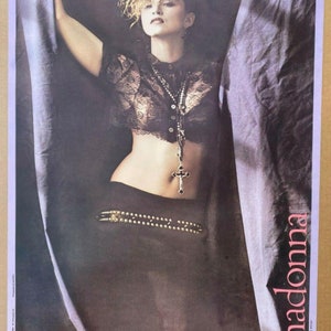 Vintage & Original 1984 Madonna Herb Ritts 20x28 Poster - Unused Store Stock