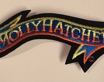 Vintage 1980s Molly Hatchet Rock & Roll Band Patch - Unused Store Stock