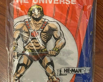 Stary papierowy obrus imprezowy MOTU z filmu He-Man Masters of the Universe z 1983 r., nieużywany