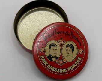 Vintage Sweet Georgia Brown 1" Pomade Tin - Etsy New Zealand