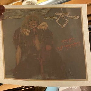 Twisted Sister Rock N Roll T-Shirt Transfer - Oude Voorraad NOS - Dee Snider