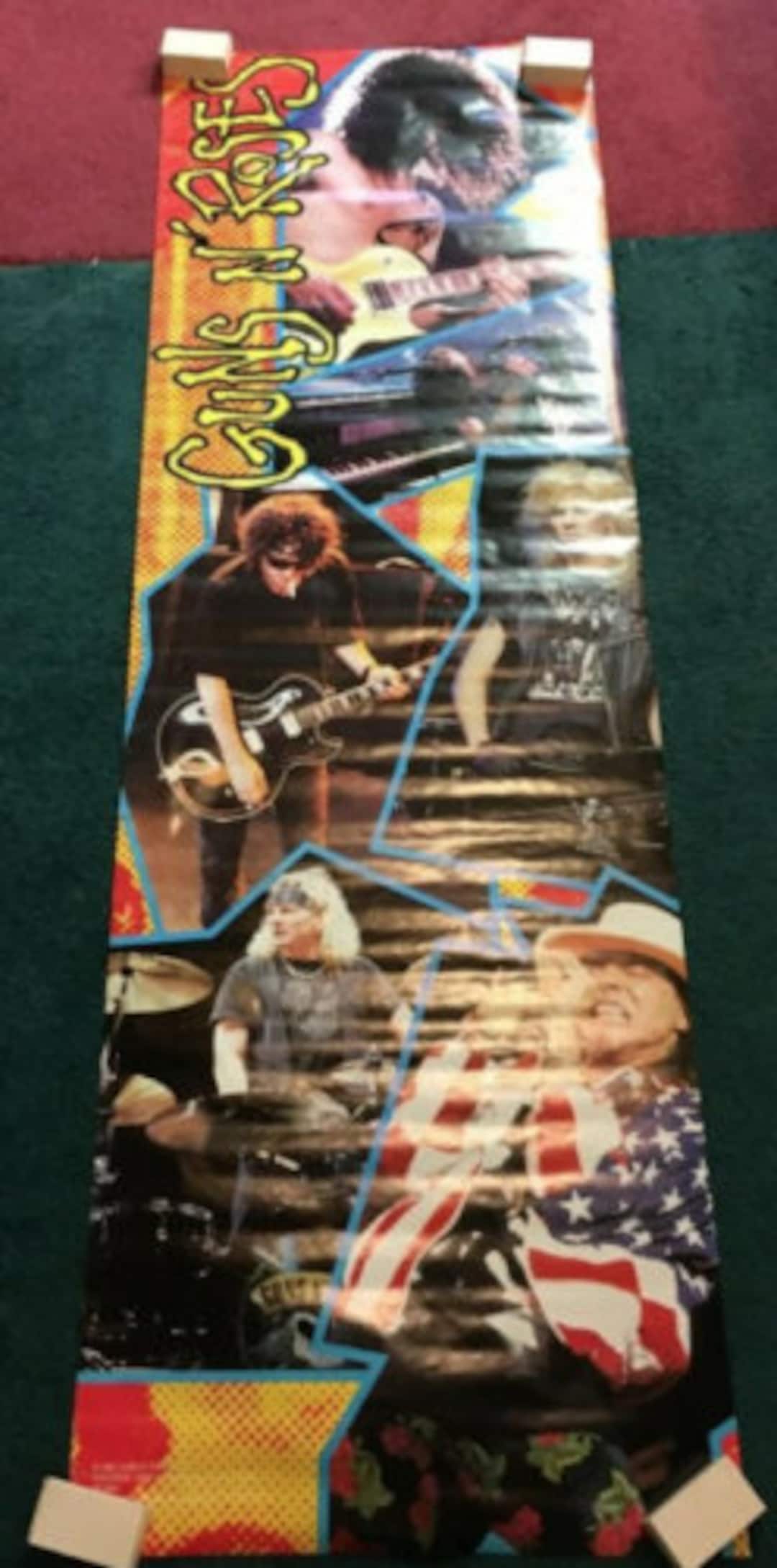 Vintage & Original Guns N Roses 6' Door Sized Poster - Unused in