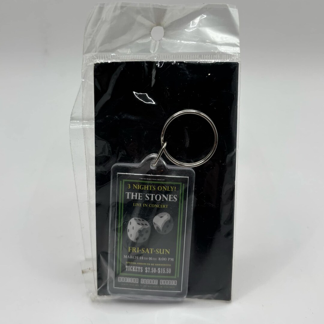 Rolling Stones Madison Square Garden Concert Key Chain - Etsy
