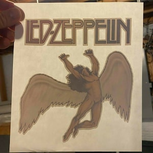 Led Zeppelin Rock N Roll T-Shirt Transfer
