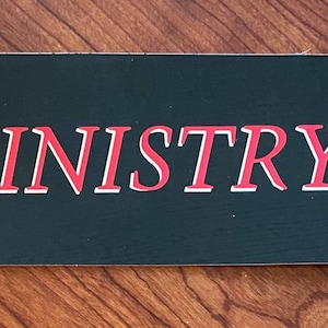 Vintage 1983 Ministry Hit Parade Bumper Sticker - Unused Store Stock