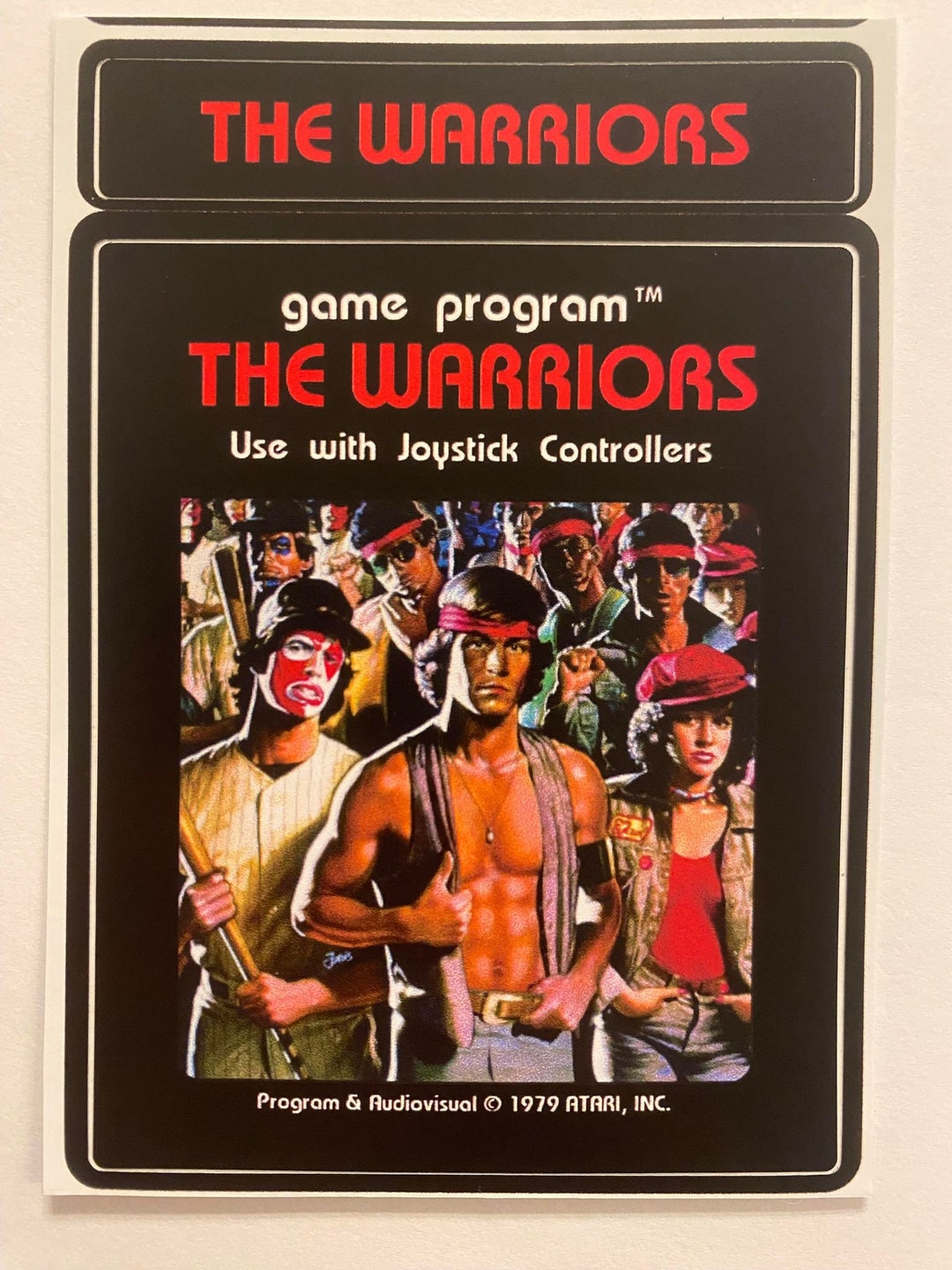 Custom Atari 2600 the Warriors Video Game Cartridge Label - Etsy