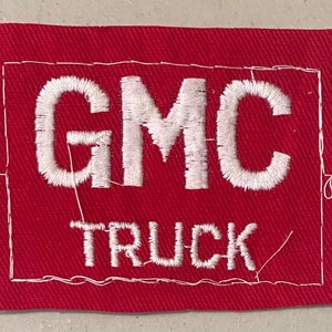 Vintage GMC Truck Untrimmed 2&quot; x 3&quot; Patch - General Motors