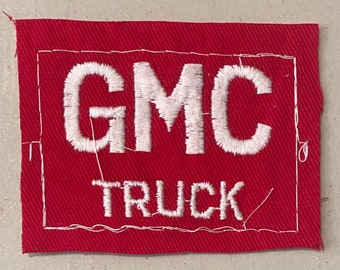 Vintage GMC Truck Untrimmed 2" x 3" Patch - General Motors