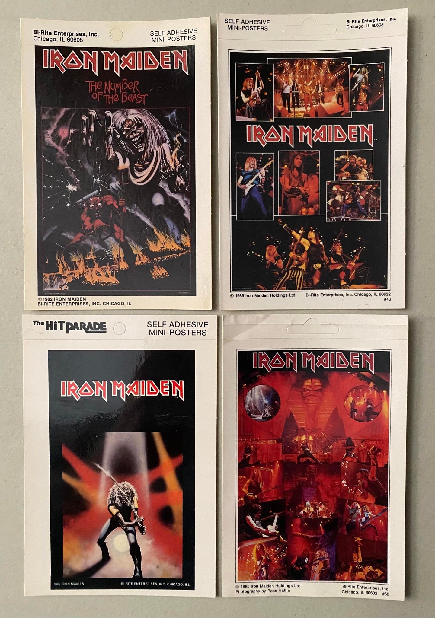 Vintage Iron Maiden Poster - Etsy