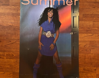 Vintage 1982 Donna Summer 22" x 35" Poster - Unused - Read Description