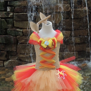 My Little Pony Sunset Shimmer Inspiriertes Mädchen/Kind Kostüm mit Horn & Ohr-Set