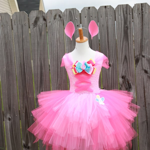 My Little Pony Pinkie Pie Inspired Girls/Child Costume with Ears