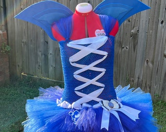 Adult / Ladies / Women's My Little Pony Princess Luna Inspired  Glitter Costume with Wing Set, Ears, Horn, Crown, & Necklace
