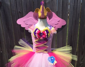 my little pony dress up princess cadance Adult / Ladies / Women's My Little Pony Princess Cadence Inspired Costume  with Wing Set