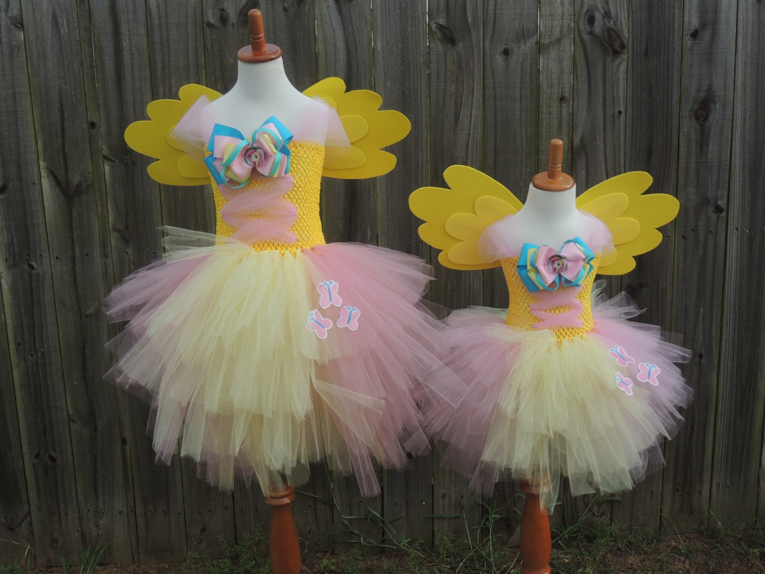 My Little Pony Fluttershy Inspired Girls/child Costume With Wings and Ears  Set -  Finland