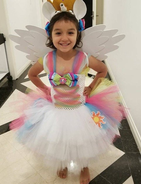 Toddler / Child / Girls My Little Pony Princess Celestia Inspired  (non-glitter) Costume With Wing Set, Ears, and Crown - Etsy