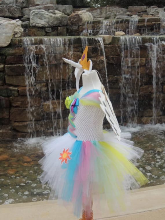 Adult / Ladies / Women's My Little Pony Princess Celestia Inspired  Pastel/no Glitter Tutu With Wing Set - Etsy