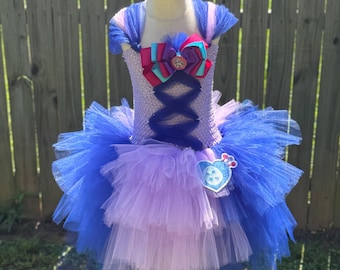 Toddler / Child/ Girls MLP Izzy Moonbow Inspired Costume w  Ear & Horn Set