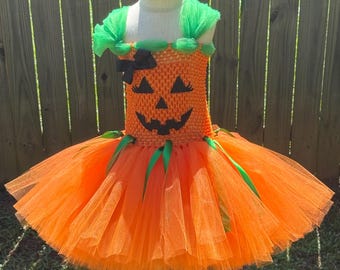 Toddler / Child / Girl's Halloween Pumpkin Costume