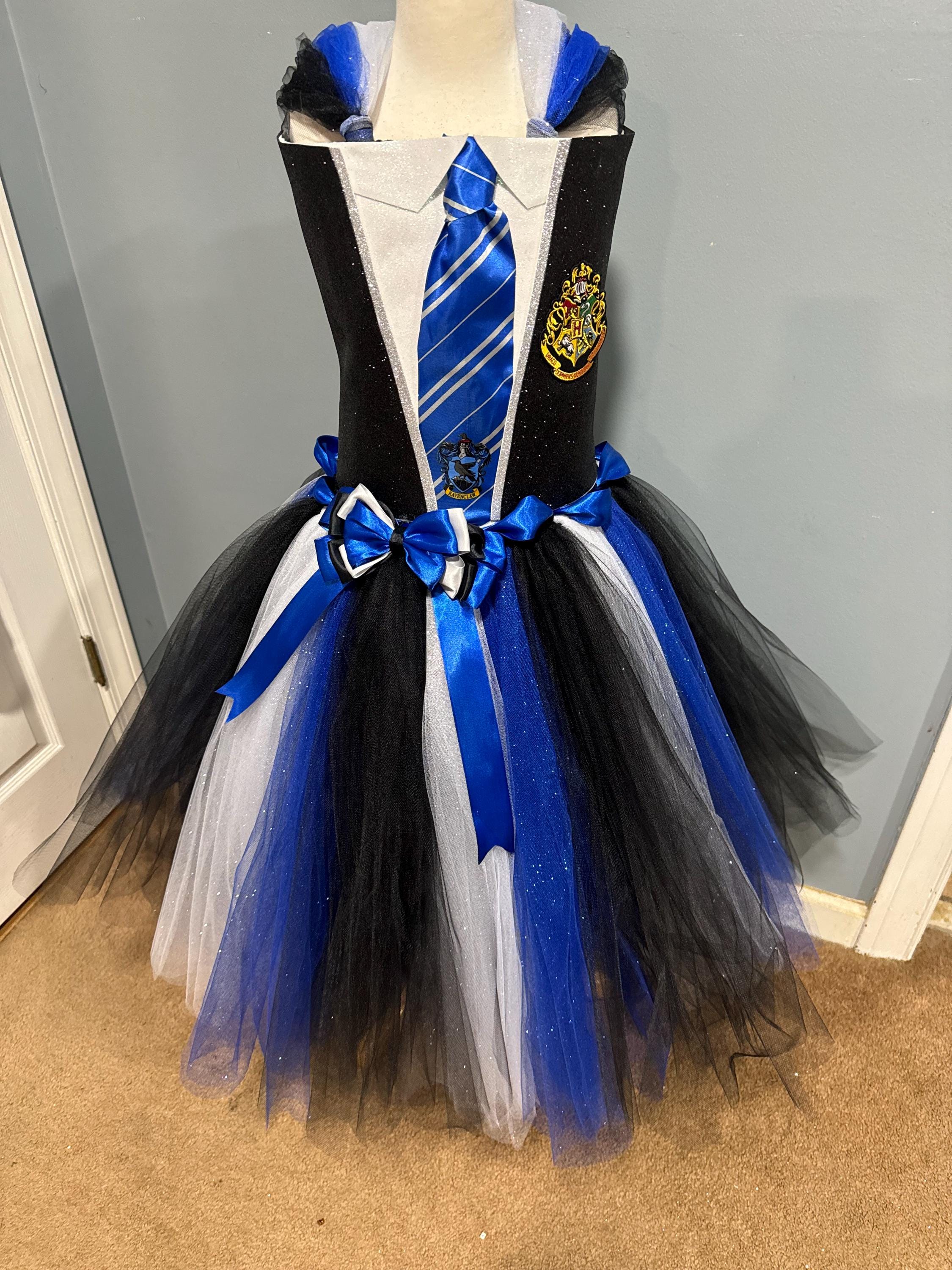 Peuter \\ kind \\ meisjes Harry Potter \\ Luna Lovegood \\ Ravenklauw  geïnspireerd kostuum - Etsy België, image size:2250x3000