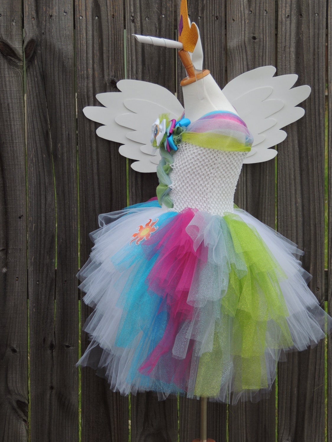 strapless open back dress Bamboo Short Sleeve One Piece Dress Romper: Cake Pop Swan Princess –  Doodlebug's Children's Boutique main image 0