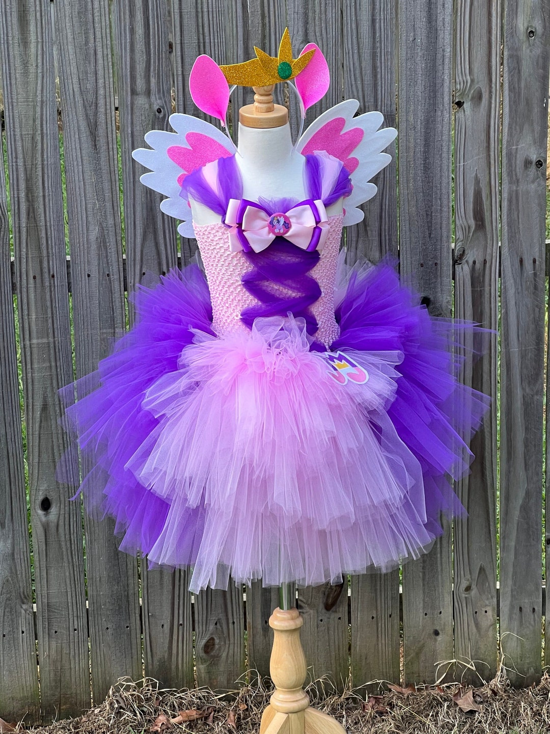 Adult Ladies Women's My Little Pony Pipp Petals Inspired Costume With  Wing Set