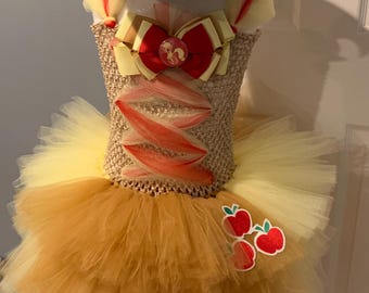 Adult / Ladies / Women's My Little Pony Applejack Inspired Costume with Hat
