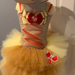 My Little Pony Applejack Inspired Girls/Child Costume with Hat