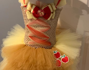 Toddler / Child / Girls My Little Pony Applejack Inspired Costume with Hat
