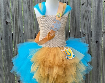 Adult / Ladies / Women's My Little Pony Hitch Trailblazer Inspired Costume with Wing Set