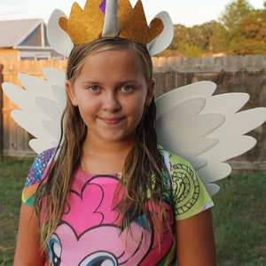 My Little Pony Princess Celestia Inspired Wings Ears Horn - Etsy