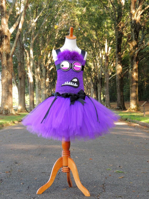 Adult / Ladies / Women's Evil / Purple Minion Inspired Costume