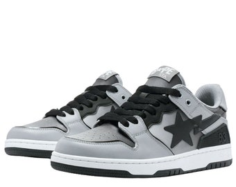 SK8 Sta Grey Gradation - Basketball, Sneakers, shoes, Trainers, Fitness, Men sneakers, Women's sneakers