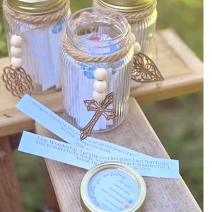 Bible verse jar, christian gifts, Confirmation Jar, Daily Bible Verse Jar, Scripture Jar, read me when jar, jar for feelings, prayer jar